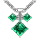 Eleven Emerald Oxon Necklace