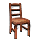 Padded Stone Chair