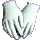 White Satin Gloves