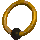 Hammered Golden Hoop